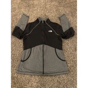 The North Face (MEDIUM) Cinder Track Zip Jacket Black Gray